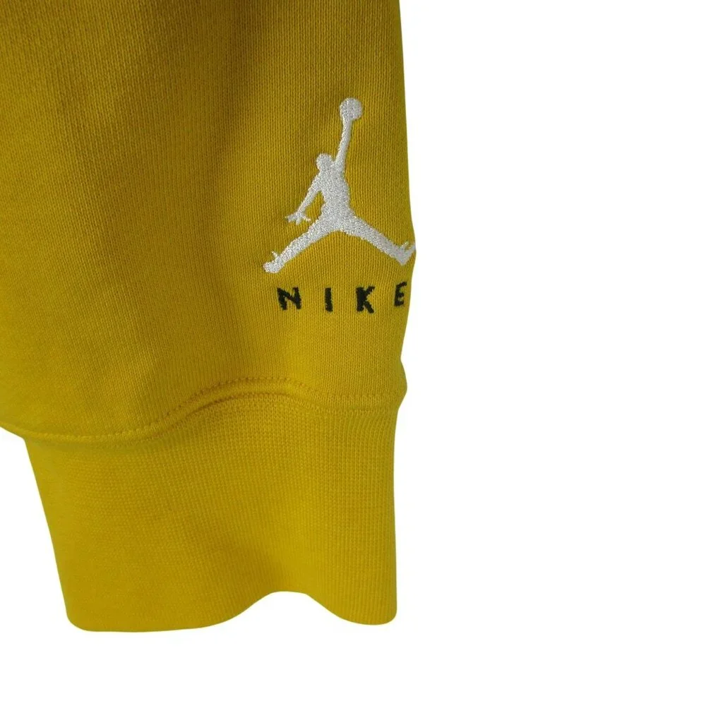 Jordan Jumpman Mens Hoodie Full Zip Thick Yellow L Heavyweight NWT - Picture 8 of 8